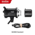 Pikkukuva 2 / 2: LED-studiovalo, 200W tai 300W teho, langaton vastaanotin, yhteensopiva Bowens-kiinnitys,MS300V, 220V