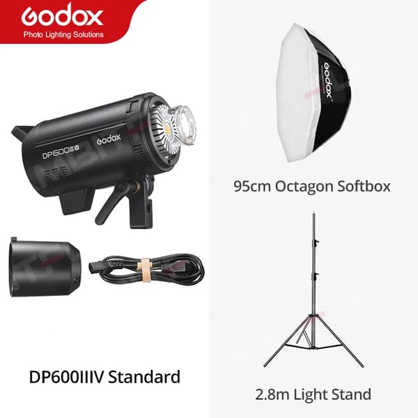 Studio Strobe Salama, 600ws Teho, 1/2000s Nopea Salamakesto,DP600IIIV Sarja 1