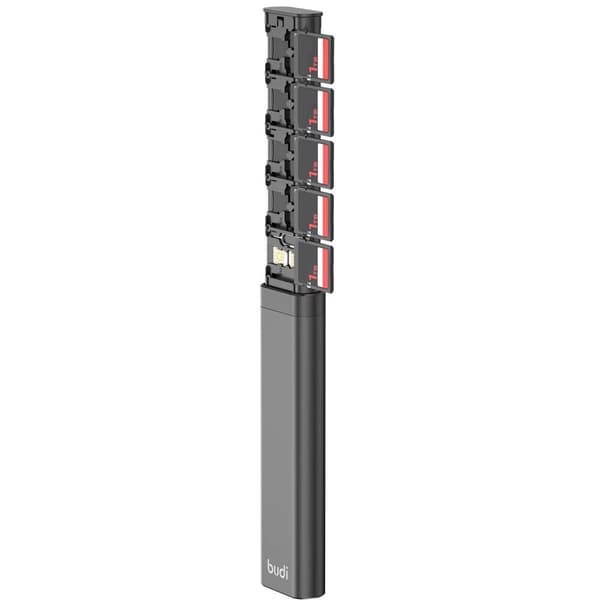 budi Multi-Funktionell Förvaringslösning SD x10, TF x27, Nano x2