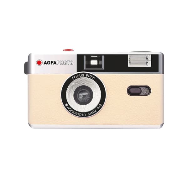 Agfaphoto analogt kamera 35mm, beige