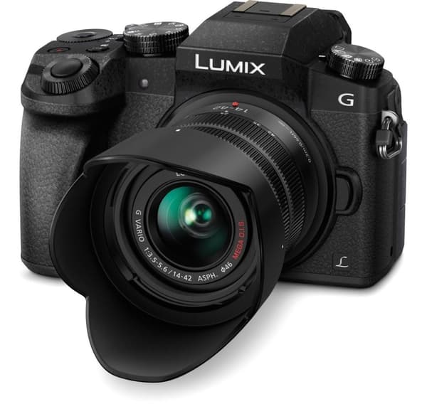 Panasonic Lumix DMC-G7 + 14-42mm Kit, svart
