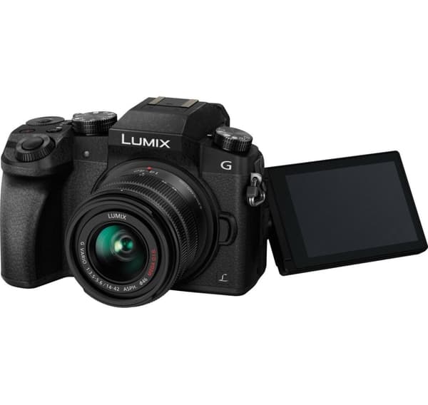 Panasonic Lumix DMC-G7 + 14-42mm Kit, svart