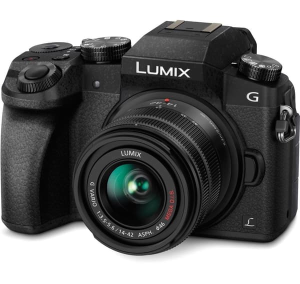 Panasonic Lumix DMC-G7 + 14-42mm Kit, svart