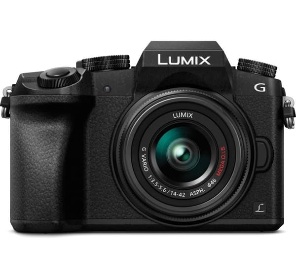 Panasonic Lumix DMC-G7 + 14-42mm Kit, svart Svart