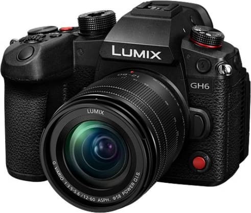 Digitalt fotokamera Lumix GH6 kamera med 12-60 mm objektiv, Panasonic