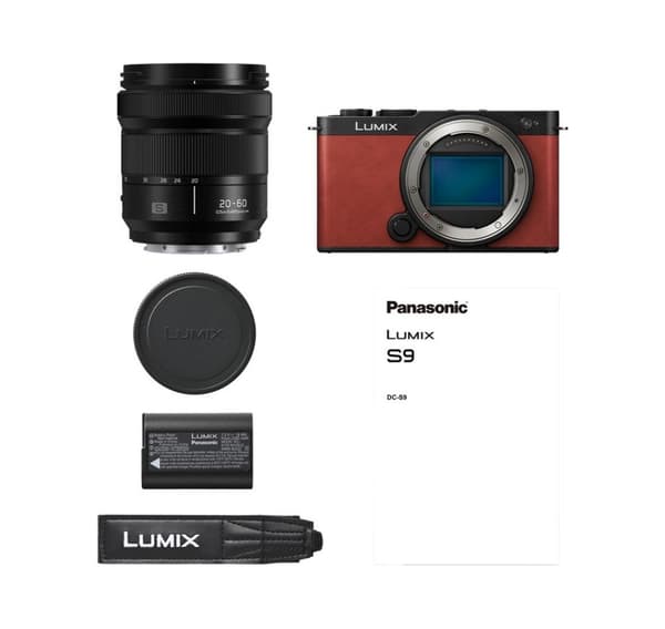 Panasonic Lumix DC-S9 + 20-60mm, rödröd