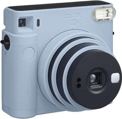 Filmkameraer, Instax Square SQ1 Glacier Blue + 10 film, Fujifilm