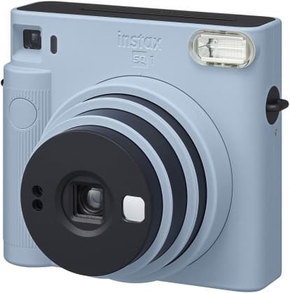 Filmkameraer, Instax Square SQ1 Glacier Blue + 10 film, Fujifilm