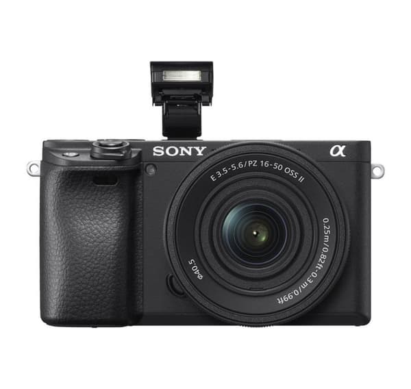 Sony ILCE-6400 spejlløst kamera + 16-50 mm objektiv