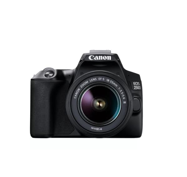 Canon, EOS 250D + 18-55mm sarja