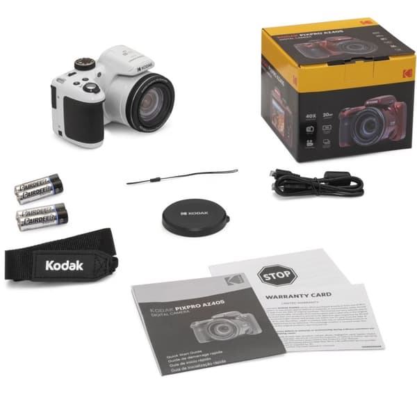 Kodak PixPro AZ405, hvid