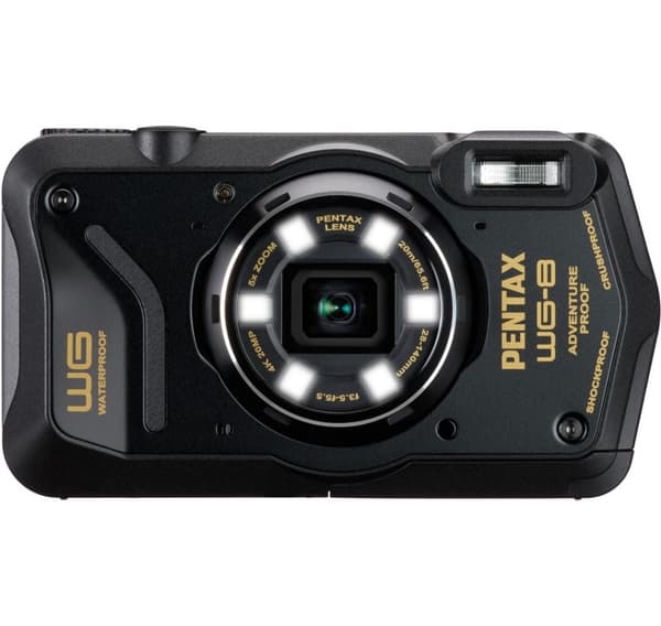 Pentax WG-8, svart Grön