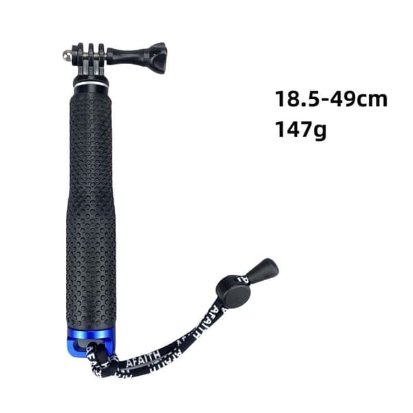 Gældende Gopro sportskamera Selfie Stick Aluminiumslegering Bærbart håndholdt foto Live Photography Teleskopisk forlængerstang