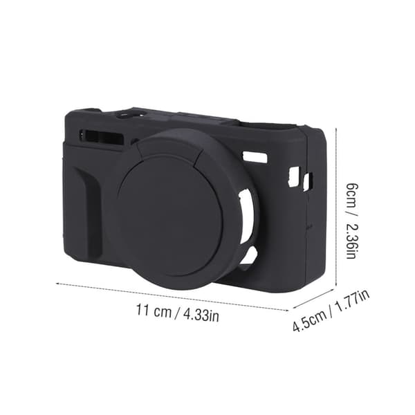 Canon G7XII/G7X Mark II blød silikone kamerataske