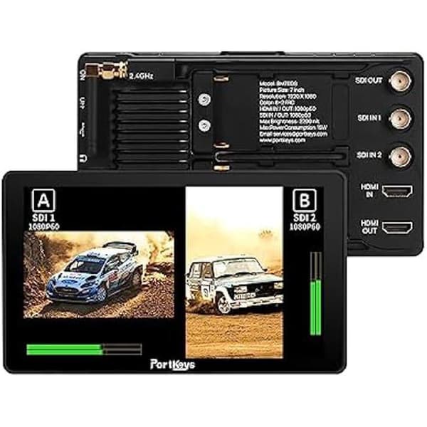 Trådlös kontrollmonitor - PORTKEYS - BM7II-DS - 7 tum - 2200 nits - 10 bitar