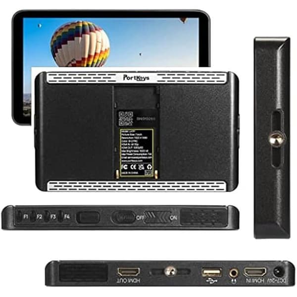 Kameramonitor - PORTKEYS - LH7P - 7" - 4K - 1000nits - HDMI