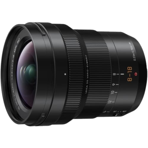 Panasonic Lens 8-18mm Leica f/2.8-4 Svart
