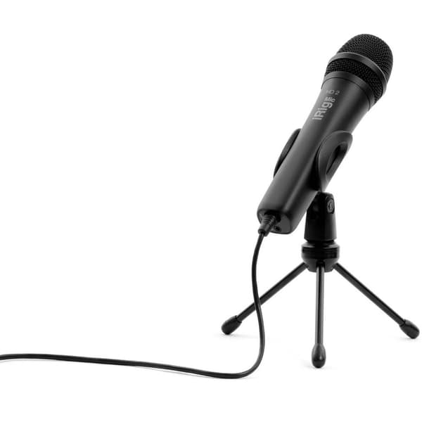 IK Multimedia iRig Mic HD 2 Mobilmikrofon Sändare signal:Sladd inkl. kabel, inkl. väska, inkl. stativ Micro USB Sladd