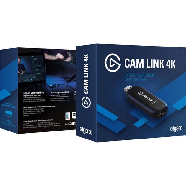 Elgato Cam Link 4k HDMI 10GAM9901 Streaming Stick