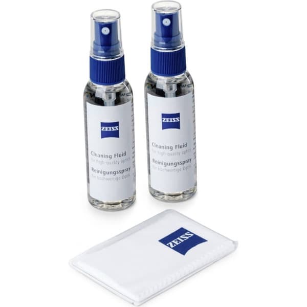 Zeiss Reinigungsspray 2 x 60 ml + Mikrofasertuch 2390-368 Rengöringsset för kamera