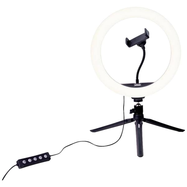 DÖRR Vlogging Kit VL-26 RGB LED ringbelysning Antal lysdioder: 130