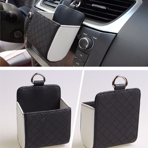 Bil Universal förvaringsväska Butik Telefon Box Hållare Vehicle Pocket Organizer