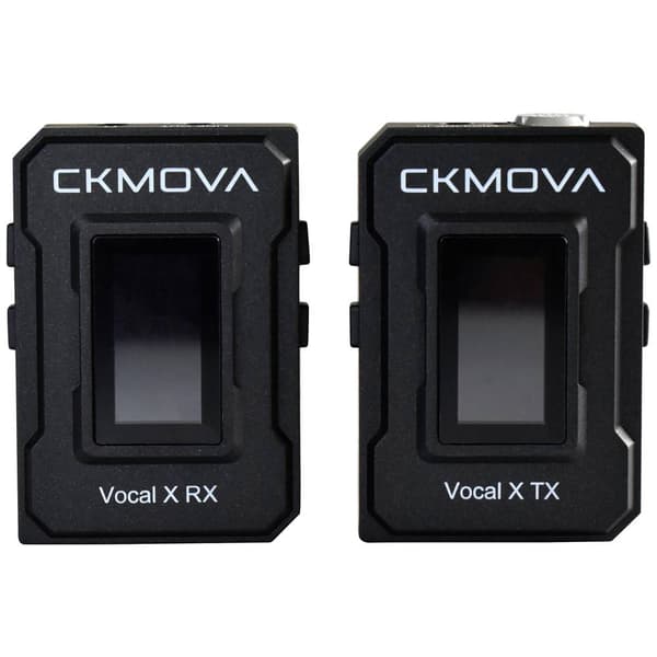 CKMOVA Vocal X V1 Myggmikrofon Talmikrofon Sändare signal:Trådlös, Sladdlös inkl. klammer Mikrofon TRS (3,5 mm stickpro