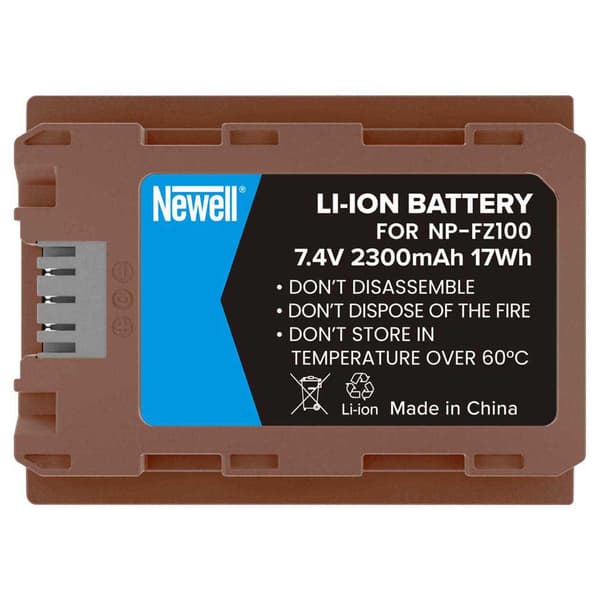 Newell Med Batteri Usb-c Np-fz100 Gylden