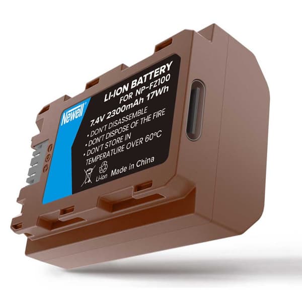 Newell Med Batteri Usb-c Np-fz100 Gylden