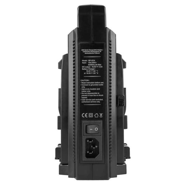 Newell Batterier V-mount Dobbelt Oplader 2 Transparent
