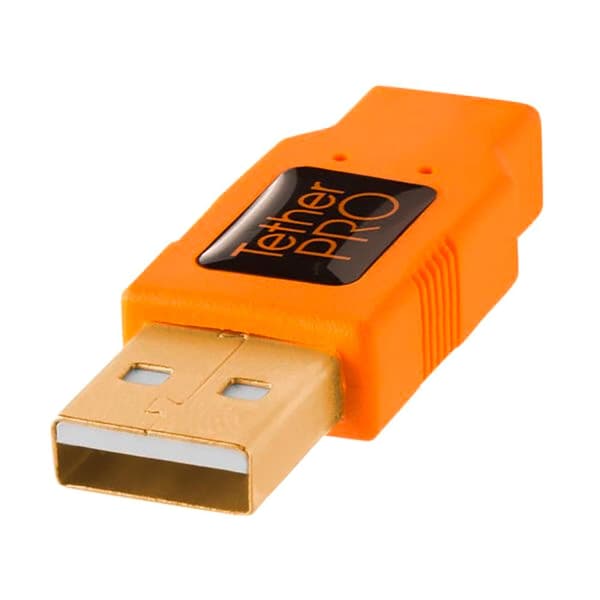 Tether Tools Usb 2.0 A Male To Micro B 5 Pin Oranssi