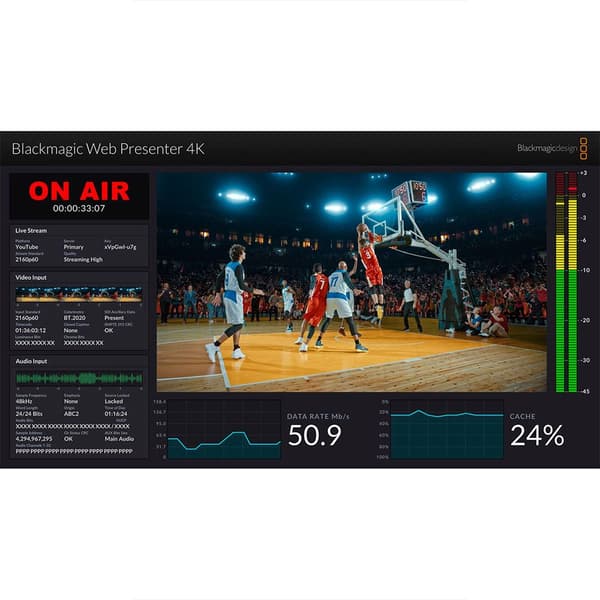 Blackmagic Design Video Mixer Web Presenter 4k Søvfarvet One Size / EU Plug
