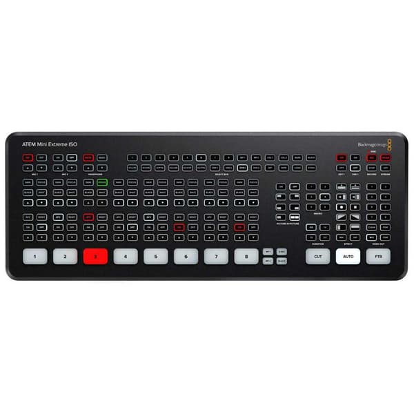 Blackmagic Design Keyboard Edition Atem Mini Extreme Iso Svart