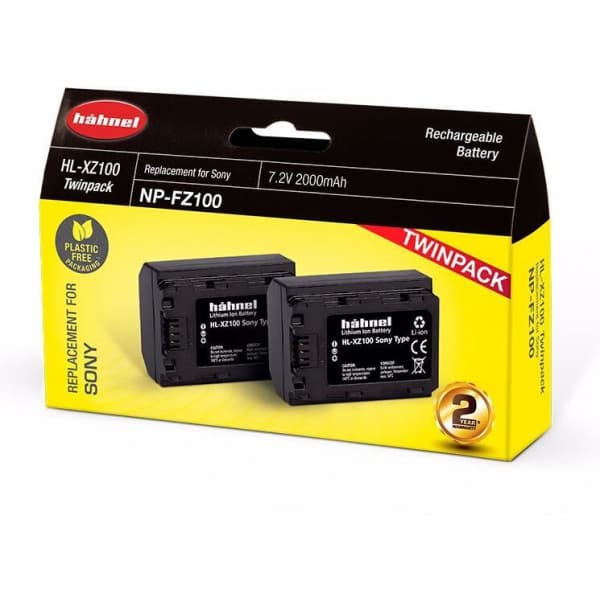Hähnel HL-XZ100 Twin Pack -litiumakku
