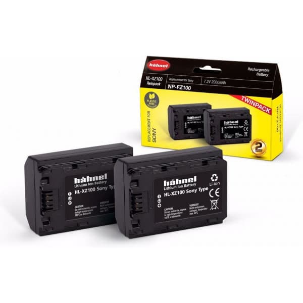 Hähnel HL-XZ100 Twin Pack -litiumakku