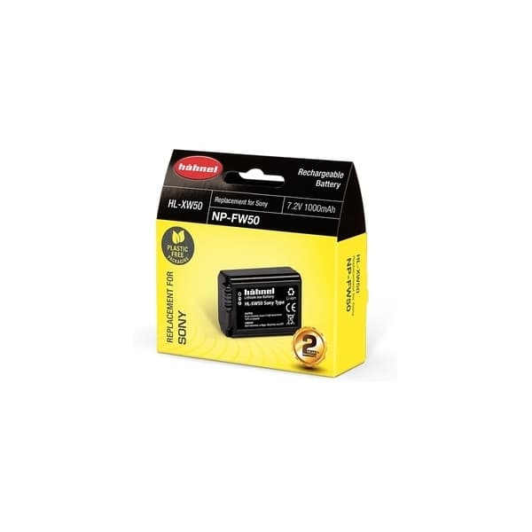 Hähnel HL-XW50 -litiumioniakku Sony-kameroihin