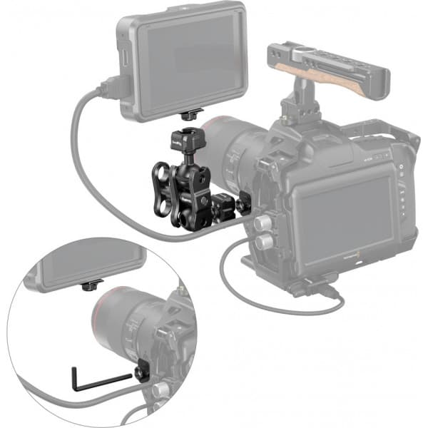 SmallRig 3515 Mini Magic Arm tilbehørsvinge med kuglehoved