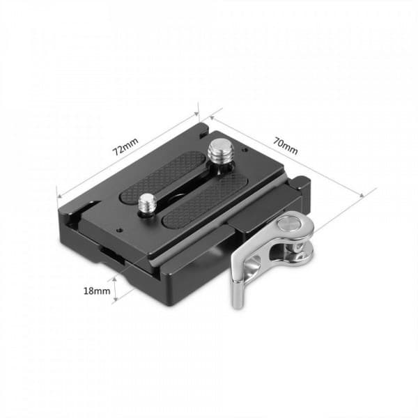 SmallRig 2144 snabbfästeadapter + snabbfästeplatta, Arca-Swiss