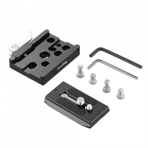 SmallRig 2144 snabbfästeadapter + snabbfästeplatta, Arca-Swiss