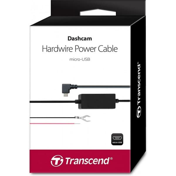 Transcend Dashcam Hardwire Kit for Drivepro MICRO B - konstantstrøm kabel
