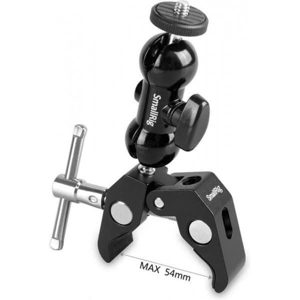 SmallRig 138 Multifunktions Dobbeltkuglehoved med Clamp -tankkiholder