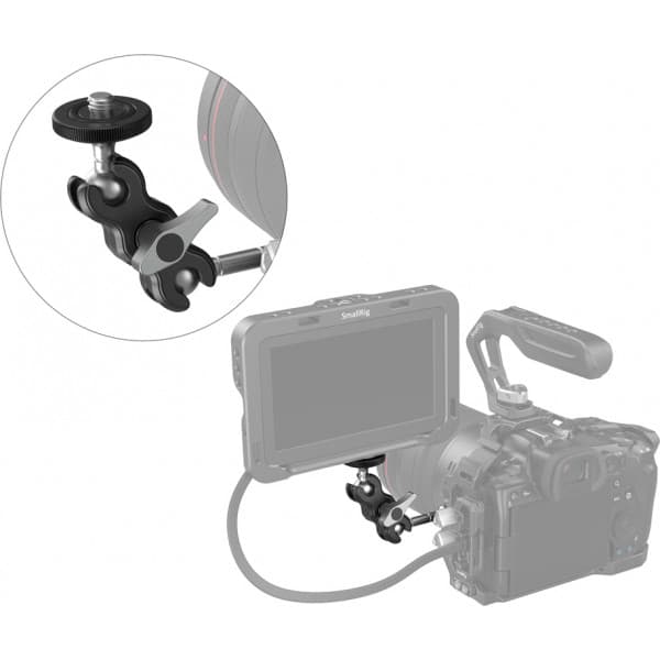 SmallRig 3238 Mini Magic Arm -tillbehörsarm med kulled