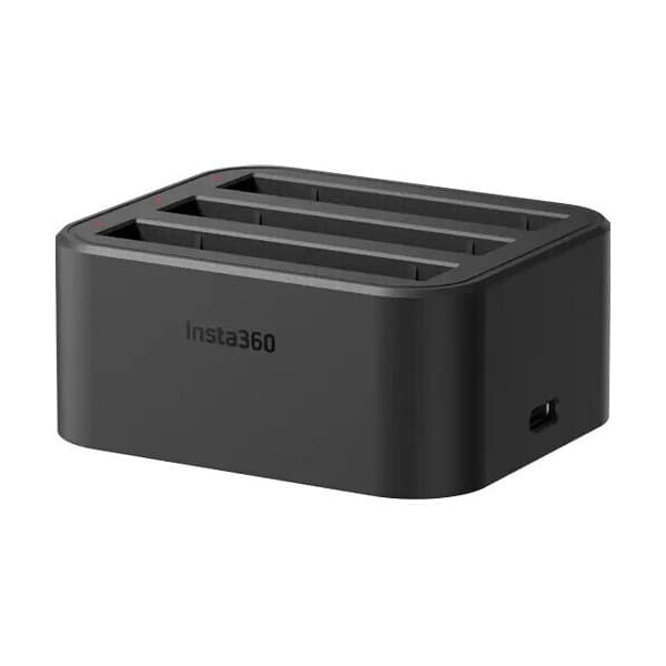 Insta360 X3 Hurtigopladningshub - opladningsdock Sort