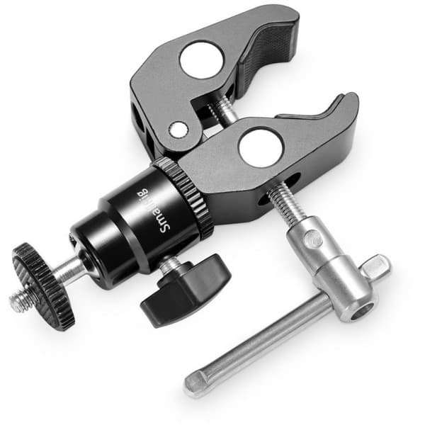 SmallRig 1124 7" -klemme med 1/4" kuglehoved
