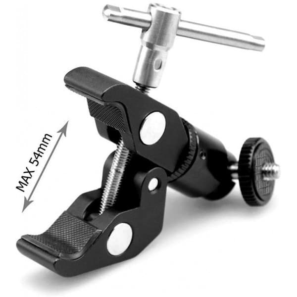 SmallRig 1124 7" -klemme med 1/4" kuglehoved