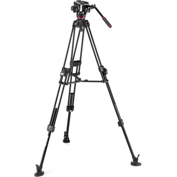 Manfrotto 504X + 645 Fast Twin -videojalustapaketti