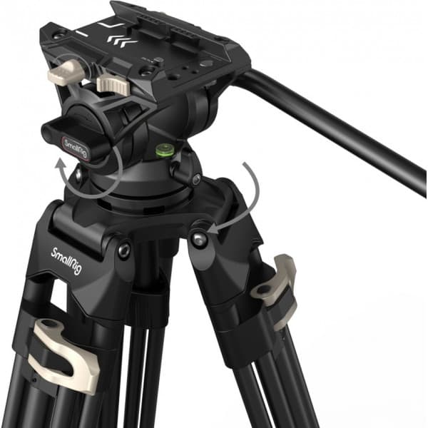SmallRig 3751 Heavy-Duty Fluid Head Tripod AD-01 -videostativ