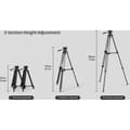Miniatyrbillede 8 af 8: SmallRig 3751 Heavy-Duty Fluid Head Tripod AD-01 -videostativ