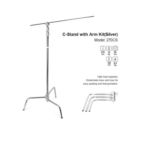 Godox 270CS C-Stand -jalusta puomilla