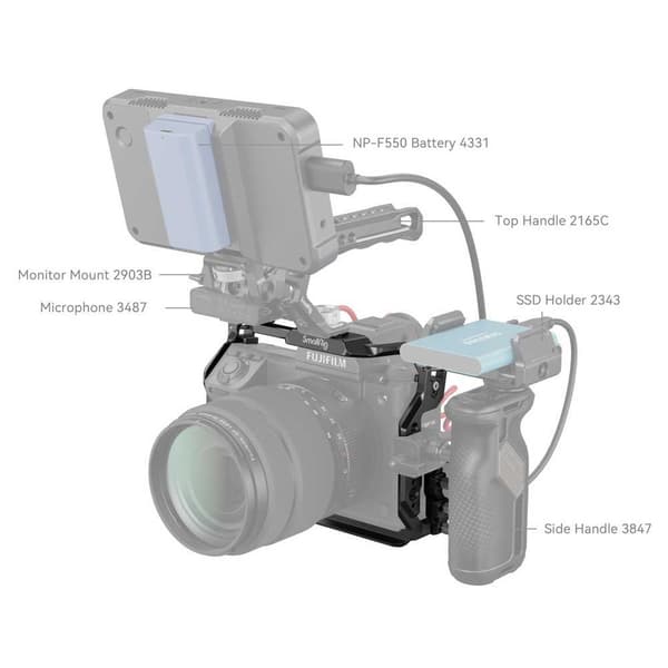 Smallrig Kameran Häkki Kit 4201 Fujifilm Gfx100 Ii